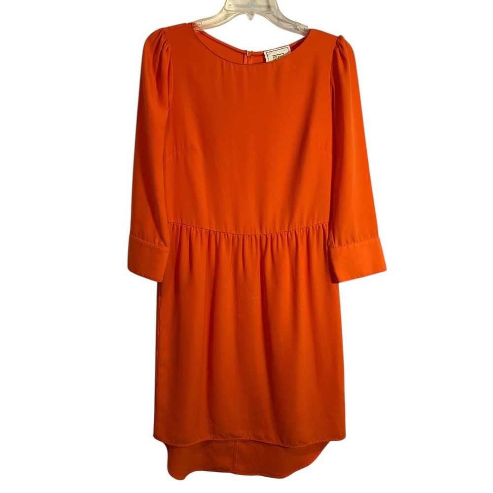 Emily McCarthy Bright Orange Women’s Long Sleeve Dress